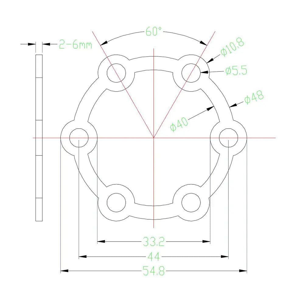 Disc Spacer for 3000-5000w hubs