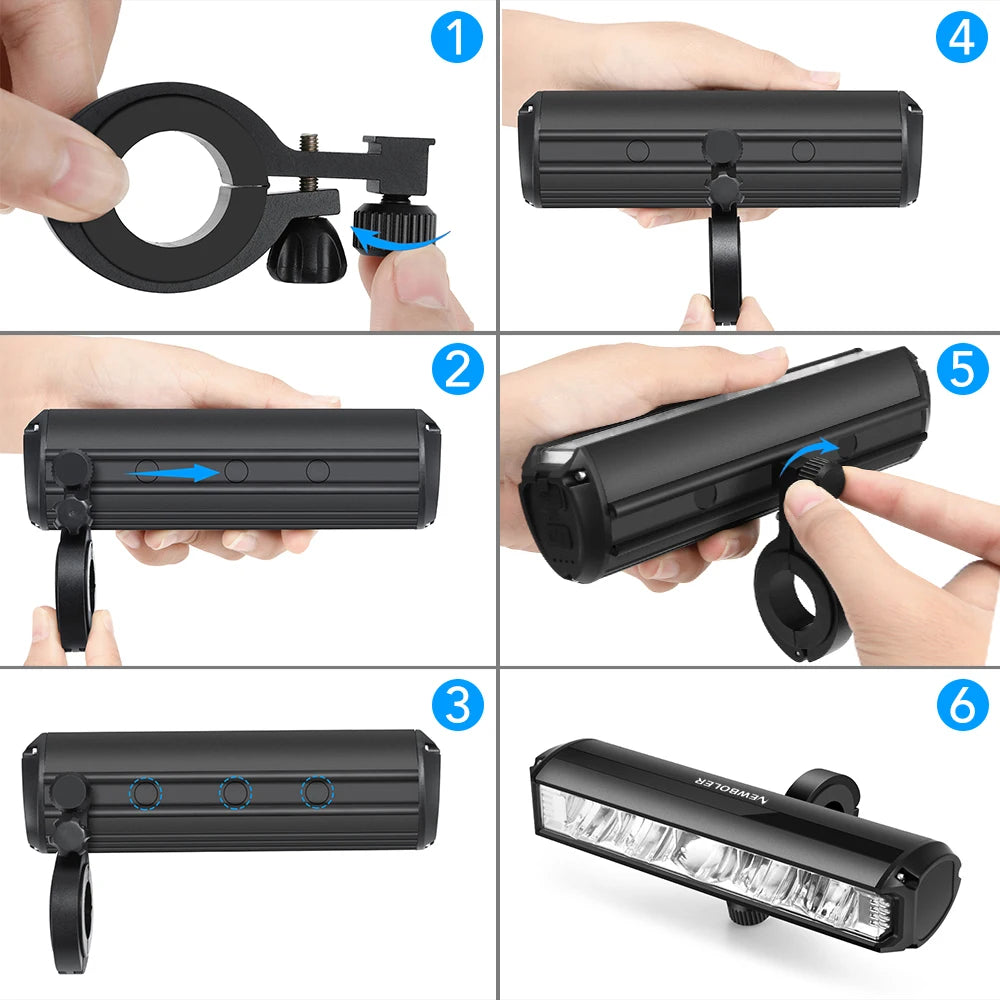 High-Power Bike Light Bars